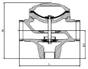 Armas 600 BackflushingValve Model 28 Dimensions