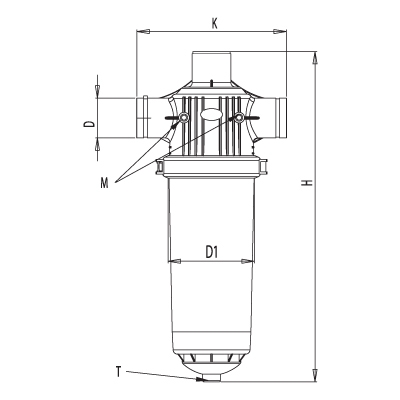 Plastic disc filter dimensions