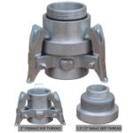2 or 1.5 inch quick coupling connection fitting for gear drive sprinkler heads