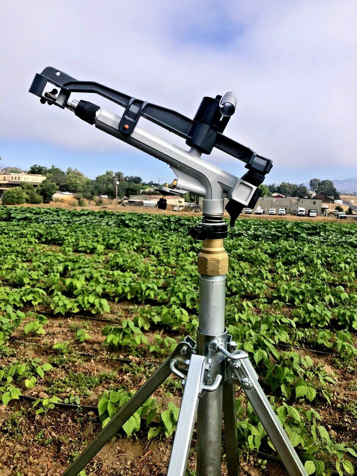Metal Body Brass Housing Impact Irrigation Sprinkler DuCaR Atom 35